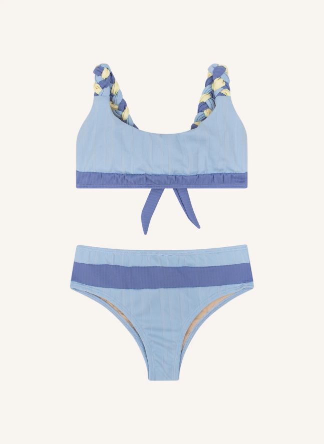 Maillot de Bain Taylor Côtelé | Bleu pâle