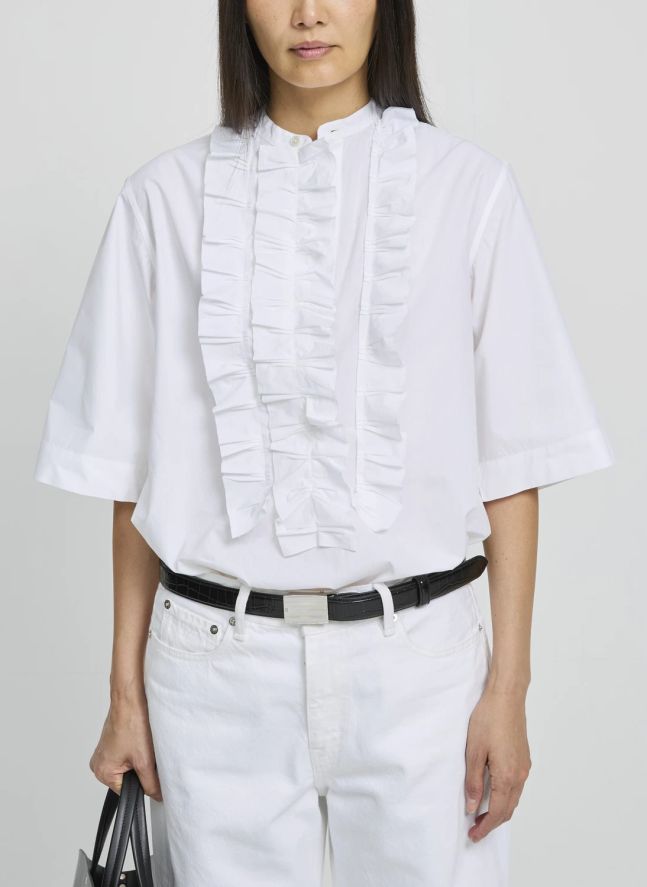 Blouse Magrita Short Coton | Blanc