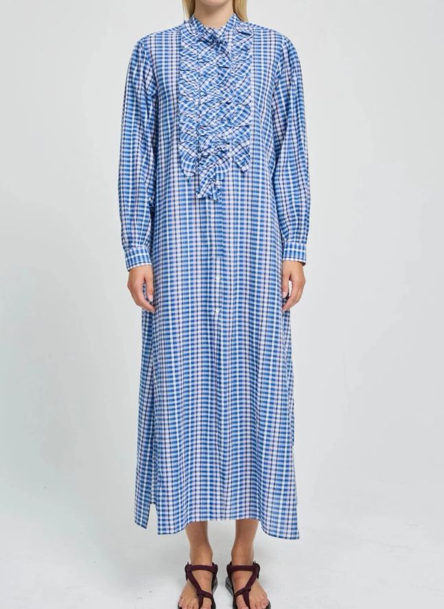 Robe Magrita Coton | Bleu