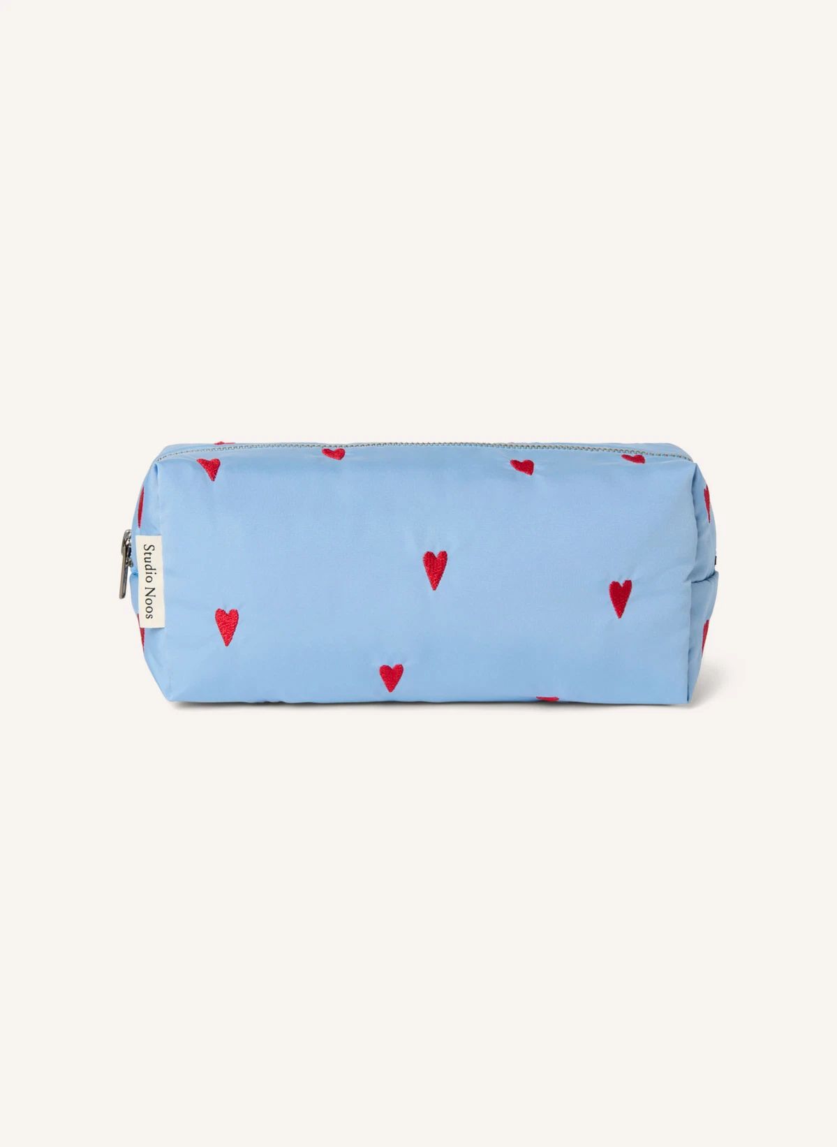 Trousse de toilette Puffy Hearts | Bleu ciel- Image produit n°0