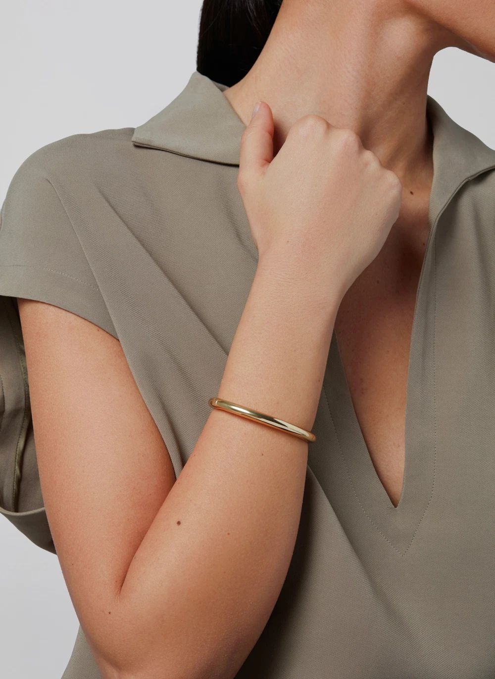 Bracelet Jonc Gia | Doré- Image produit n°1