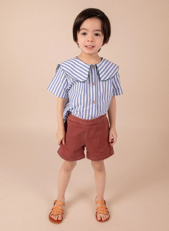 Chemise Lorette Rayée | Bleu