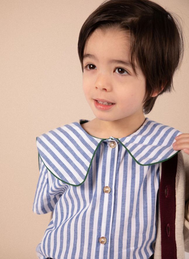 Chemise Lorette Rayée | Bleu