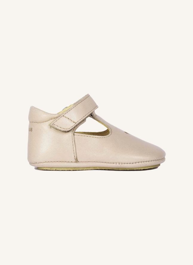 Chaussons Cuir | Rose pâle