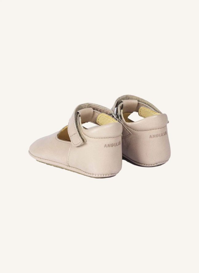 Chaussons Cuir | Rose pâle