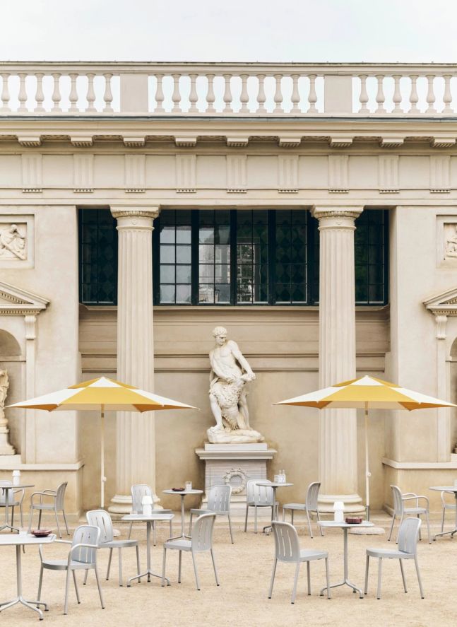 Parasol hexagonal Terrazza | Ocre