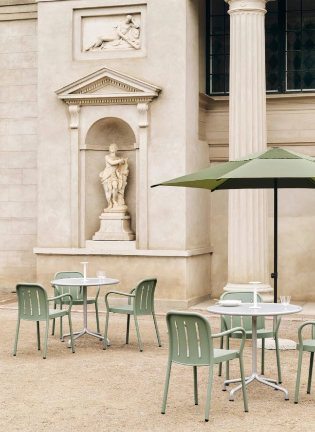 Parasol hexagonal Terrazza | Vert