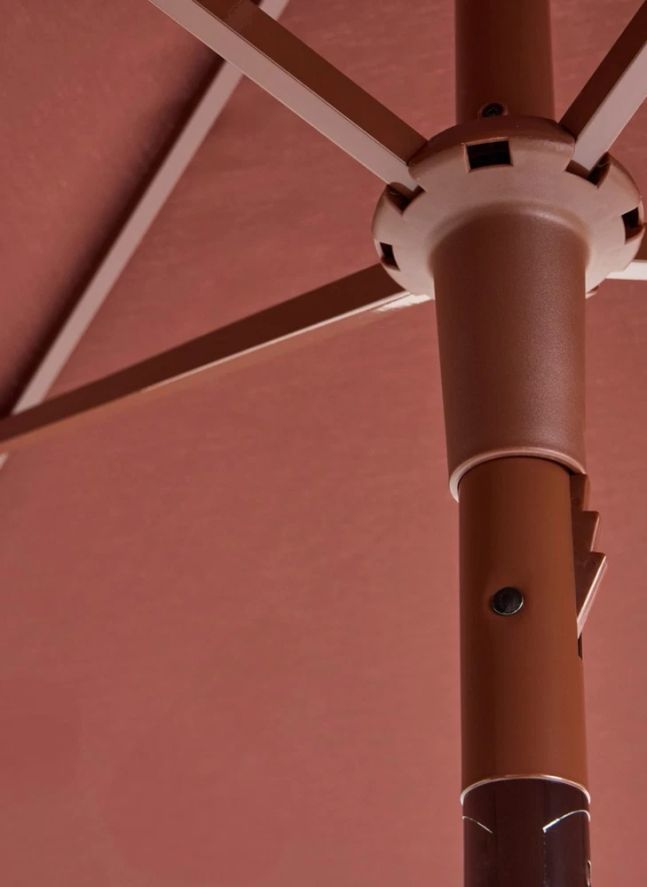 Parasol carré Terrazza  | Burgundy