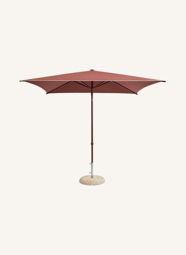 Parasol carré Terrazza  | Burgundy