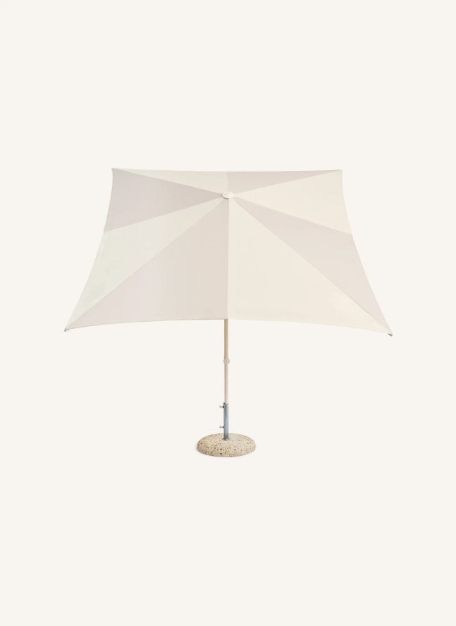 Parasol carré Terrazza  | Gris clair