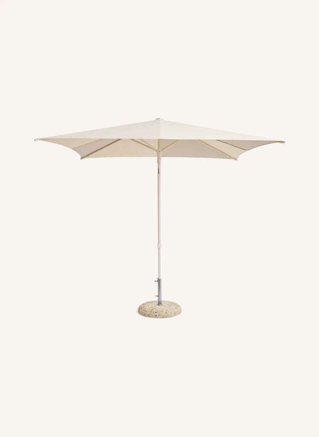 Parasol carré Terrazza  | Gris clair