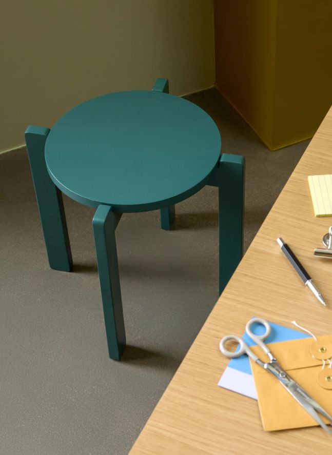 Tabouret Always | Bleu pétrole