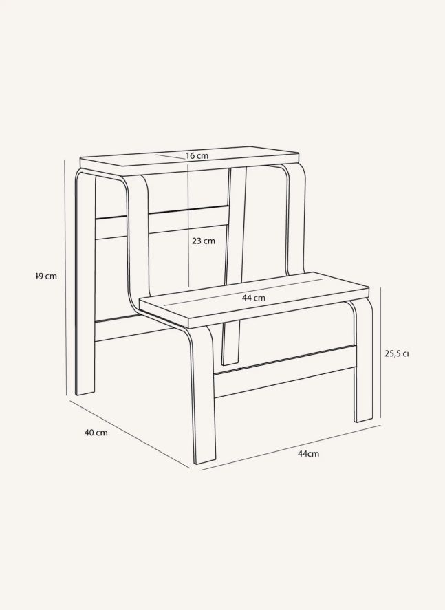 Step stool | Brown