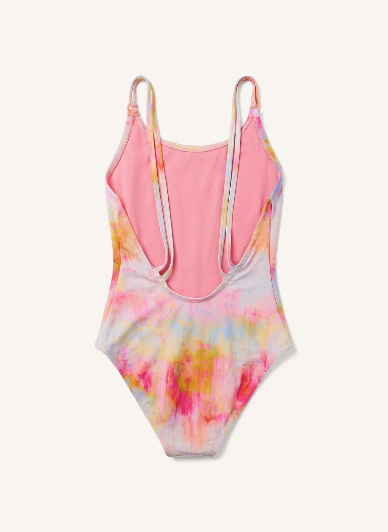 Maillot de Bain 1 Pièce Daiquiri Tie and Dye Fibres Recyclées | Rose- Image produit n°1