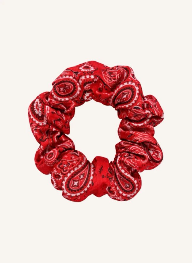 Chouchou Bandana en soie - Medium | Rouge