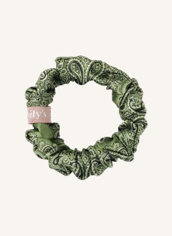 Chouchou Bandana en soie - Small | Vert