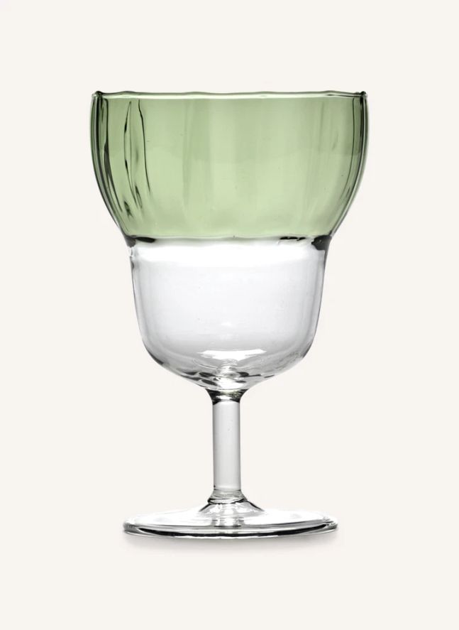 Verres à vin Yam, Waww La Table - Set de 4 | Vert