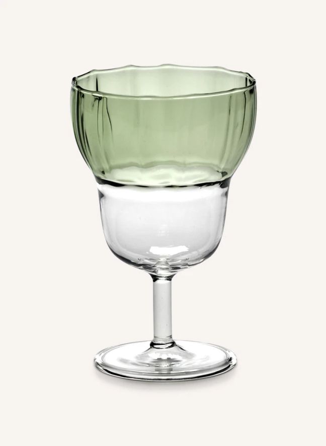 Verres à vin Yam, Waww La Table - Set de 4 | Vert