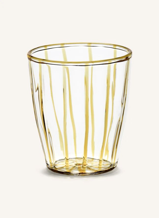 Verres Gigi, Waww La Table - Set de 4 | Jaune