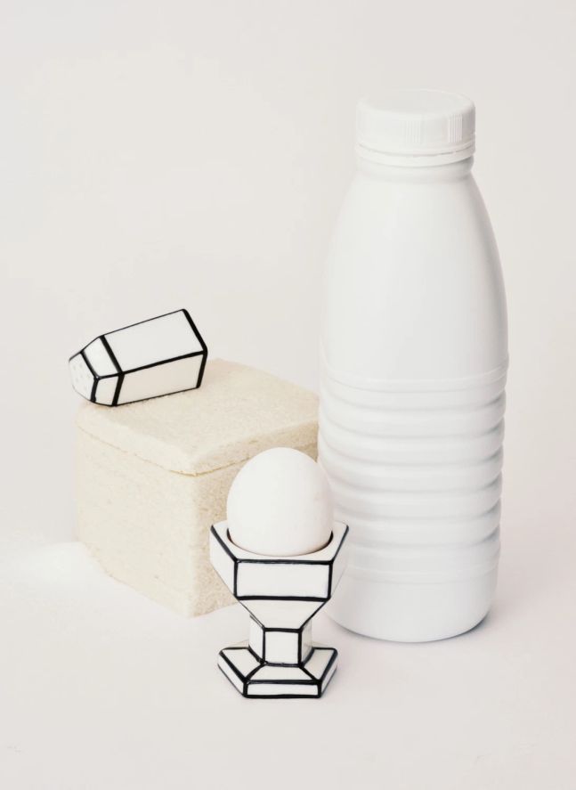 Coquetiers Carte Blanche - Set de 2 | Blanc