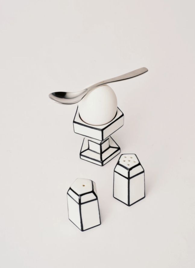 Coquetiers Carte Blanche - Set de 2 | Blanc