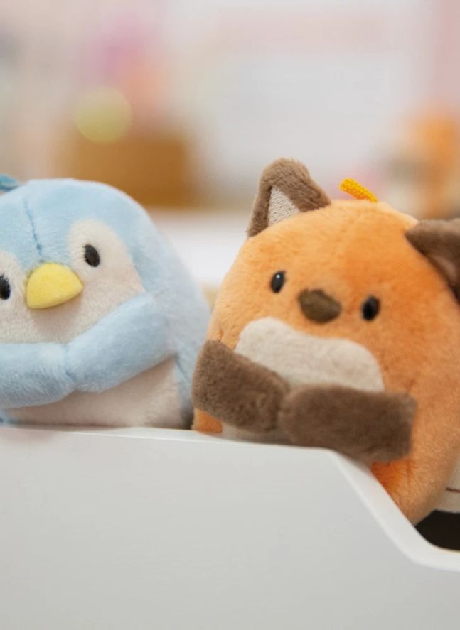 Penguin Waddle plush with Cat disguise | Grey