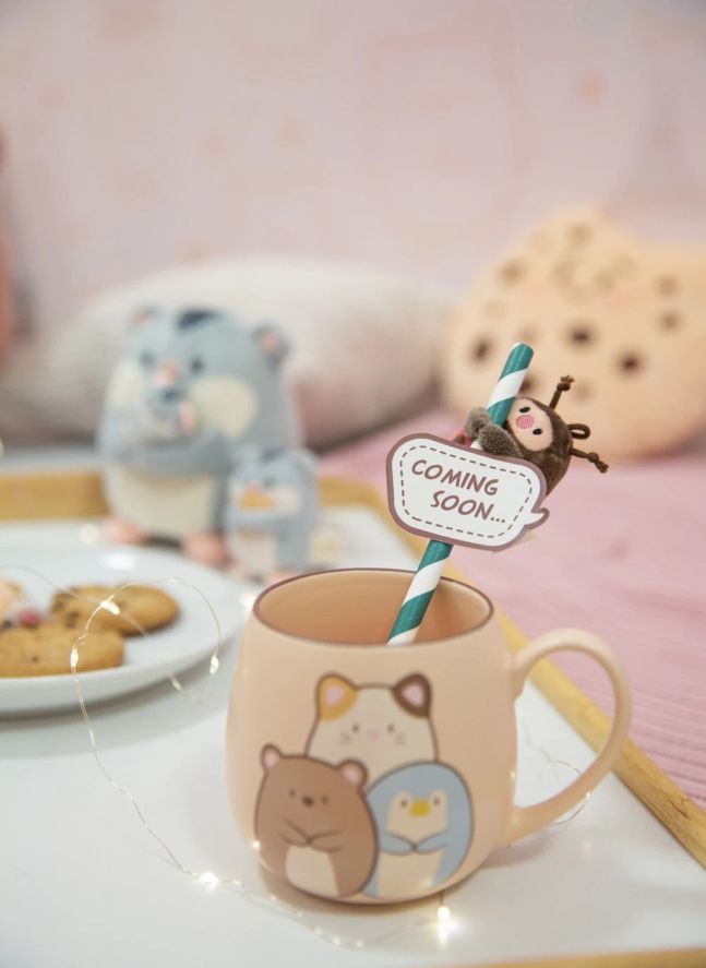 Shai Hamster plush with Dog costume | Beige