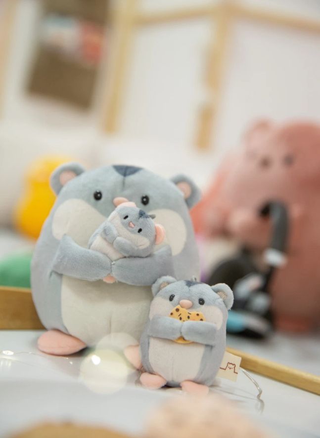 Shai Hamster plush with Dog costume | Beige