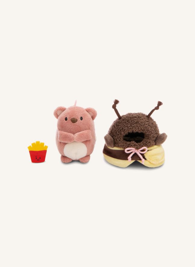 Nomo bear plush with bee disguise | Brown