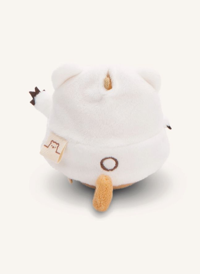 Hiro plush dog with polar bear costume | White