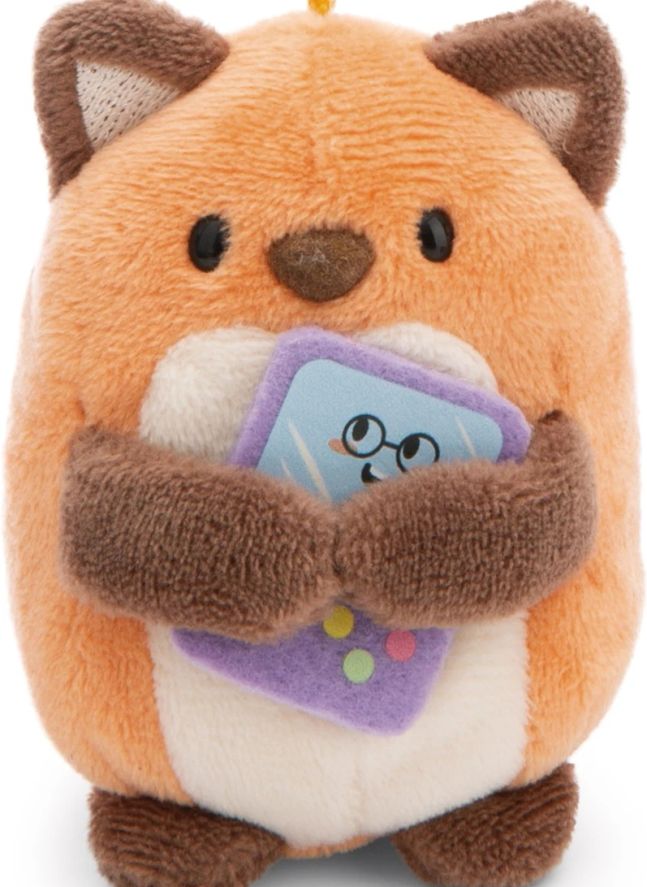 Geeks fox plush with frog disguise | Green