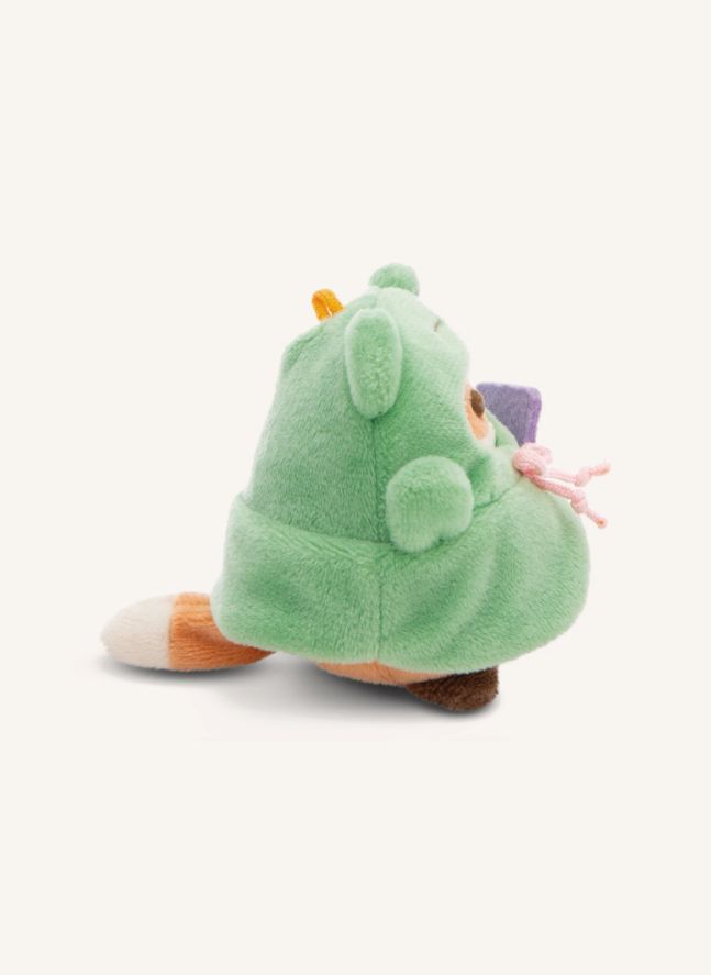 Geeks fox plush with frog disguise | Green