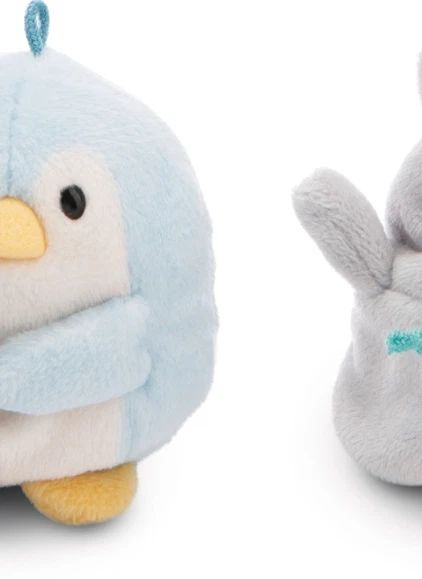 Penguin Waddle plush with Cat disguise | Grey