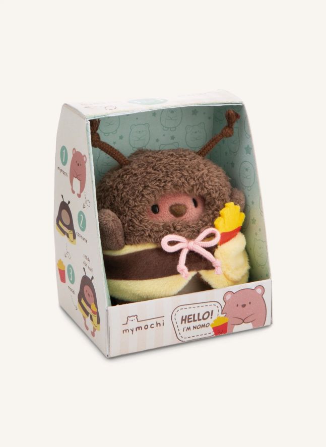 Nomo bear plush with bee disguise | Brown
