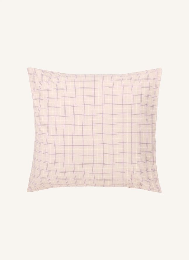 Taie d'oreiller Sheldon Checks | Rose
