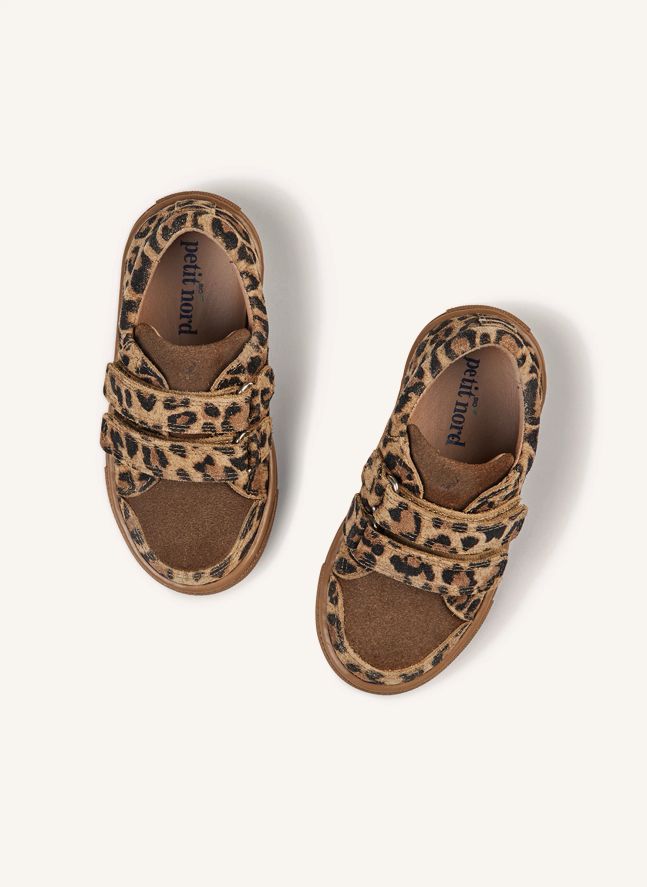 Scratch Low Leopard Sneakers | Brown