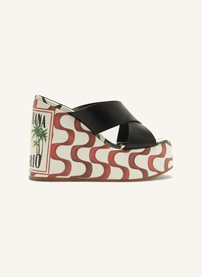 Copacabana Platform Sandals | Black