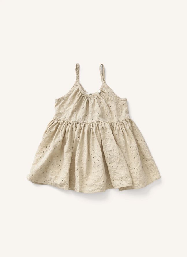 Top de algodón orgánico Birdie | Crema