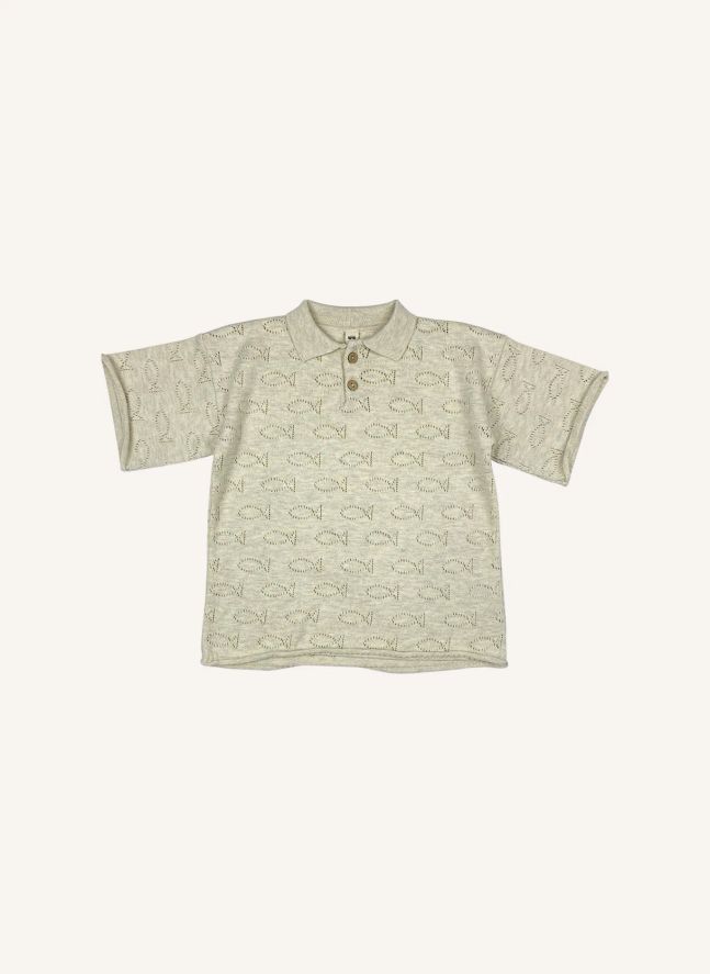 Polo Underwater Coton Bio | Gris