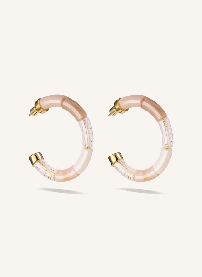 Boucles d'Oreilles Personnalisables Bola | Ambre