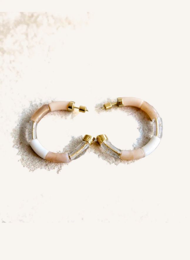 Boucles d'Oreilles Personnalisables Bola | Ambre