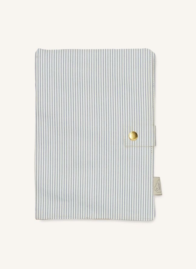 Protège carnet de santé Stripes | Bleu