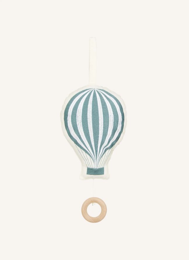 Mobile musical Mongolfière | Bleu