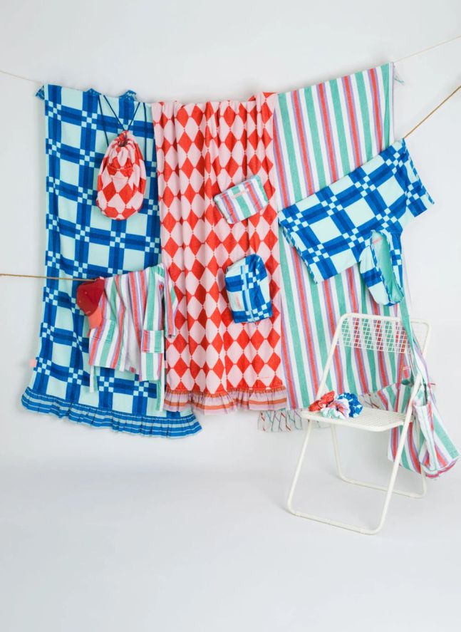 Sac de Plage Rayé Eponge
