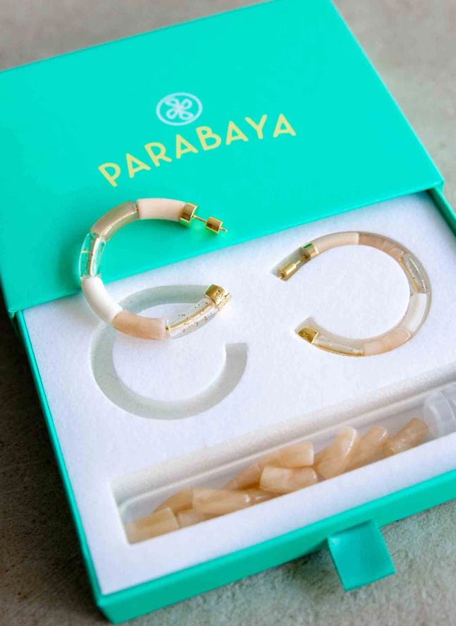 Boucles d'Oreilles Personnalisables Bola | Ambre