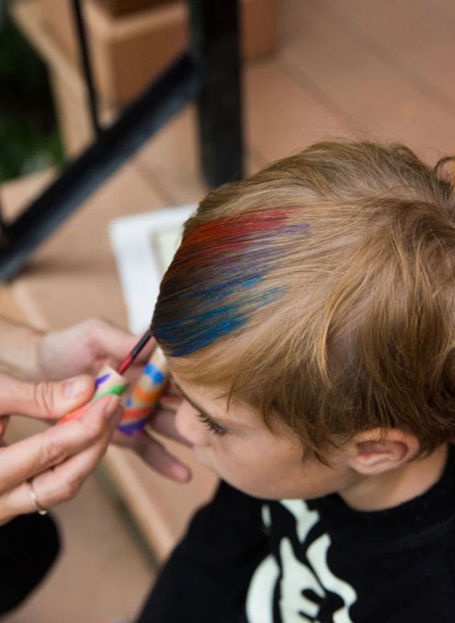 Mascara pour cheveux | Bleu