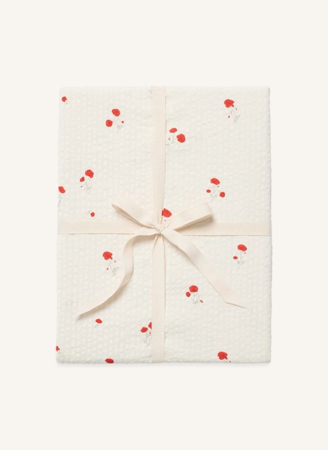 Drap-housse en seersucker Poppy