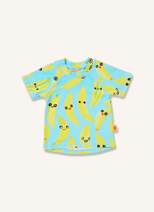 Camiseta de baño anti-UV Fibras recicladas de plátano | Turquoise