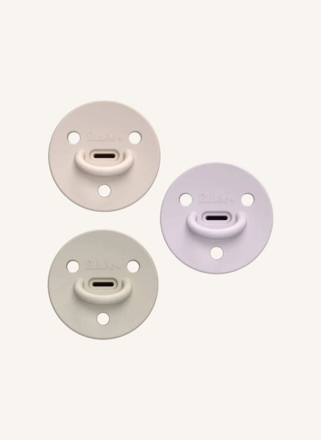 Tétines en silicone médical Choochoo Billie - Set de 3 | Rose