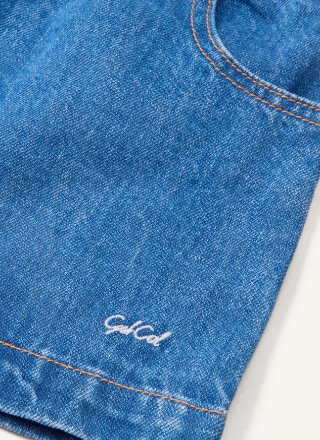 Jupe Denim Coton Bio | Bleu